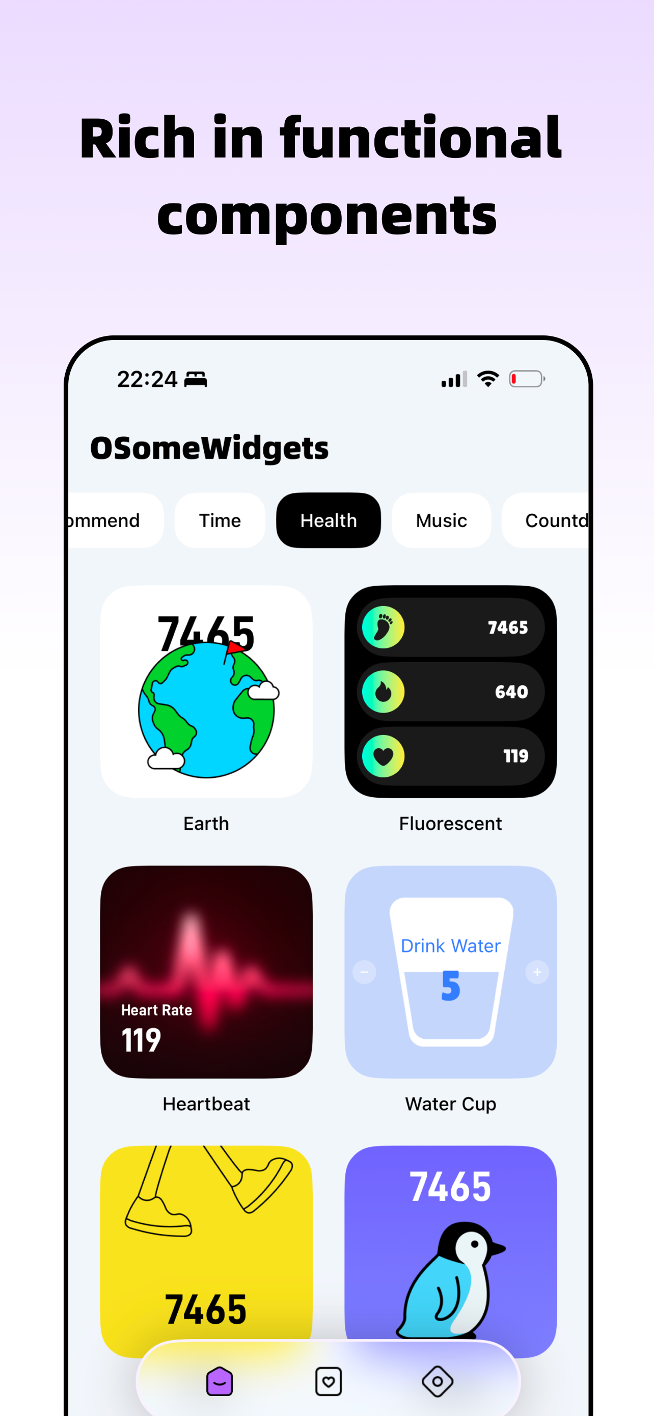 Center widget 2